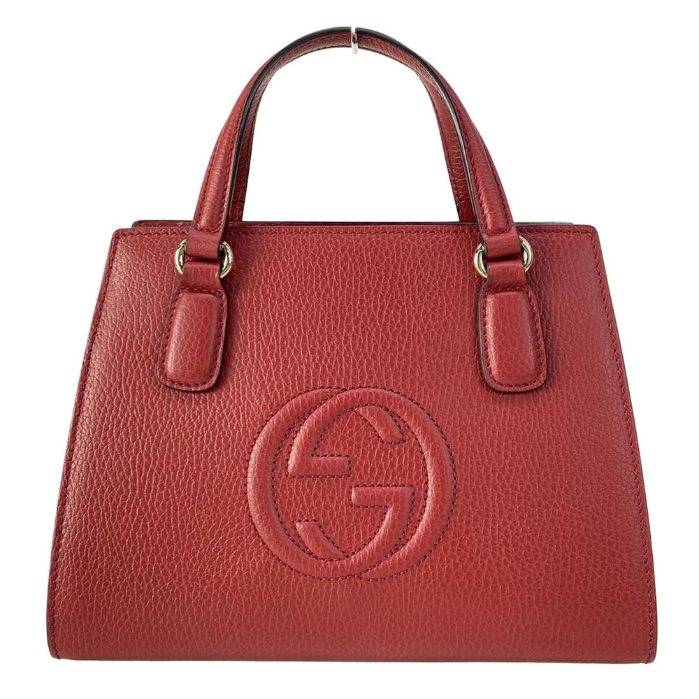 Gucci Soho Red Leather Handbag #304262G13B